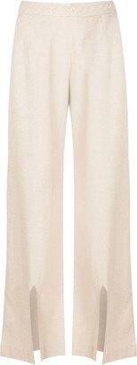 LUIZA BOTTO Slit-Detail High-Waisted Trousers