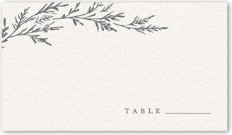 Wedding Place Cards: Spectacular Spruce Wedding Place Card, Beige, Placecard, Matte, Signature Smooth Cardstock