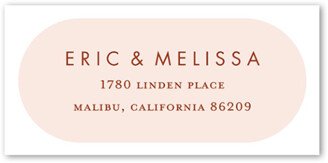 Wedding Address Labels: Earthy Arch Address Label, Pink, Address Label, Matte