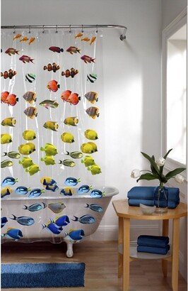 Assorted Fish PEVA Shower Curtain