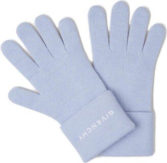 4G Embroidered Knit Gloves