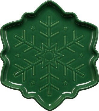 Jade Snowflake-Shaped Plate