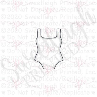 Full Basic Bathing Suit 2 Cookie Cutter