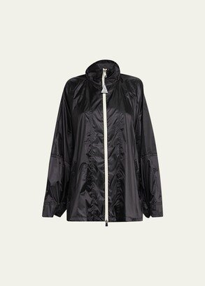 Moy Short Zip-Up Parka Jacket