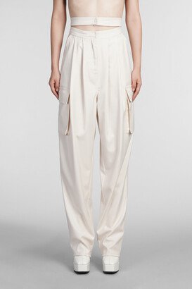 ANDREĀDAMO Pants In Beige Polyester