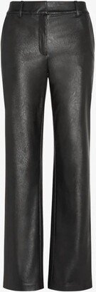 Faux Leather Pant In Black