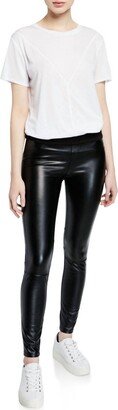 Faux Leather London Pant In Black