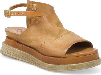 Lira Asymmetric Platform Sandal