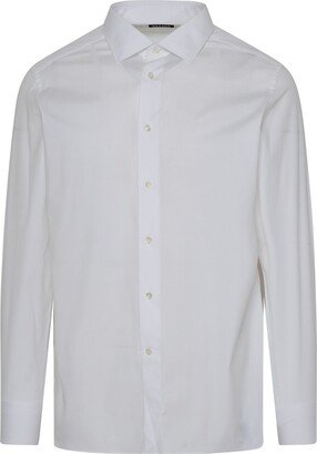 Buttoned Long-Sleeved Shirt-AJ