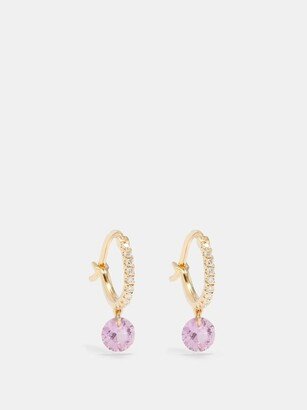 Set Free Diamond, Sapphire & 18kt Gold Earrings