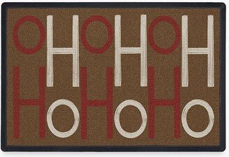 Hohoho Red & White Doormat