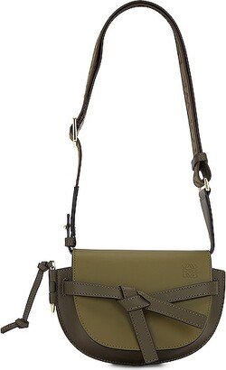 Gate Dual Mini Bicolour Bag in Green