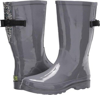 Waterproof Printed Wide Calf Rain Boot (Gypsy Flora) Women's Boots