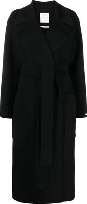 Tie-Waist Virgin Wool Coat