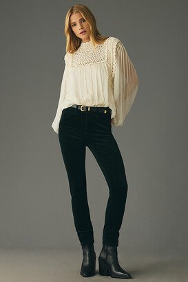 Skinny Corduroy High-Rise Jeans-AA