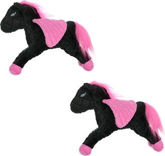 Mighty Liar Pegasus Black Pink, 2-Pack Dog Toys