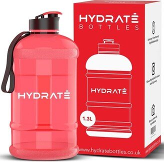 HYDRATE 74oz Jug Half Gallon Water Bottle, XL, Frosted Red