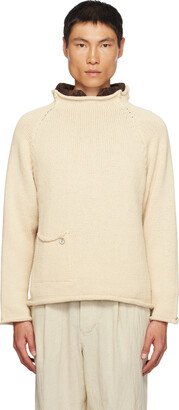 XENIA TELUNTS Beige Undyed Sweater