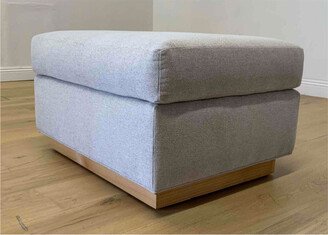 Nora Ottoman in BEIGE - 23x30