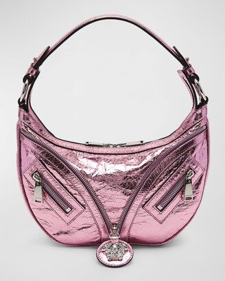 La Medusa Repeat Small Metallic Top-Handle Bag