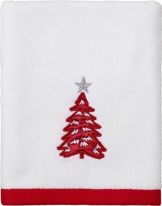 Sparkle Snowflakes Holiday Resin Hand Towel, 16 x 28