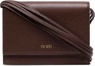 Yu Mei Logo-Embossed Clutch