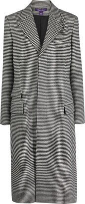 Wells houndstooth wool coat