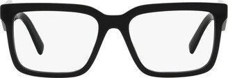 Prada Eyewear Pr 10yv Black Glasses