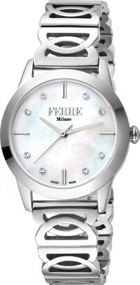 Women's Classic Quartz Watch with Stainless Steel Strap