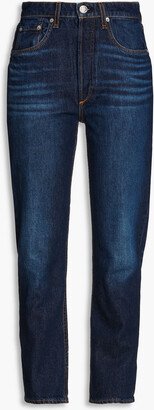 Nina cropped high-rise tapered jeans-AA