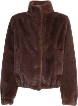 Faux-Fur Concealed Fastened Jacket-AA