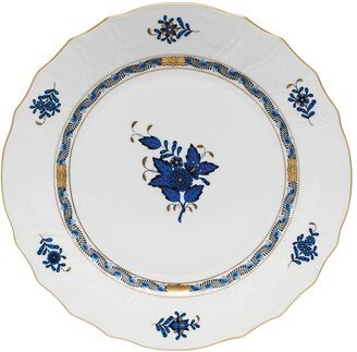 Chinese Bouquet Black Sapphire Dinner Plate