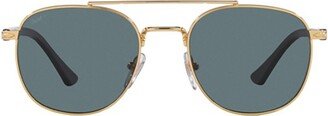 Round Frame Sunglasses-BL