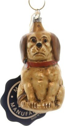 Marolin Vintage Looking Dog - 3.25 Inches - Ornament Feather Tree - 2011056 - Glass