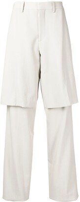 Panama double-layered trousers