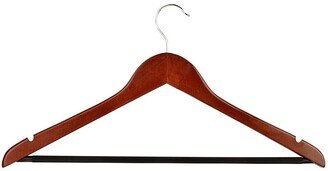 24-Pack Non Slip Wooden Coat Hangers