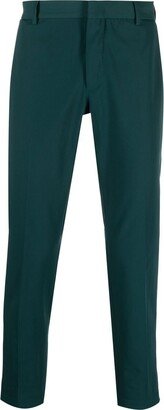 PT Torino Contrasting-Cuff Straight-Leg Trousers