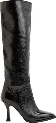 Naplak Leather Heeled Ankle Boots Boot Black