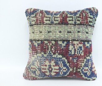 Personalized Pillow, Kilim Pillow Cover, Purple Rug Covers, Neutral Art Deco Cushion, 2388