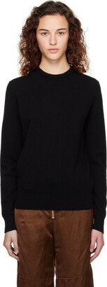 Black Crewneck Sweater-AK