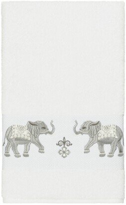 Quinn Embellished Bath Towel - White