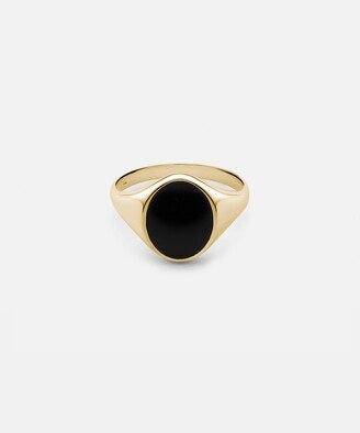 Heritage Ring, Gold Vermeil in Black