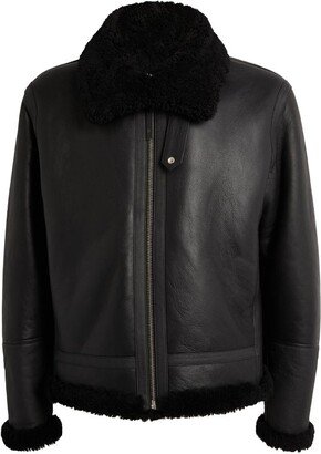 Leather-Shearling Jacket