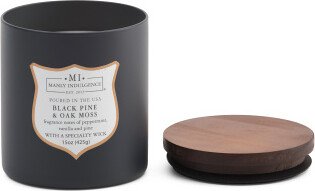 15oz Black Pine & Oak Moss Candle