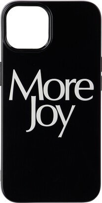 Black 'More Joy' iPhone 13 Case