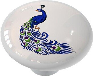 Elegant Peacock Decorative Drawer Knob