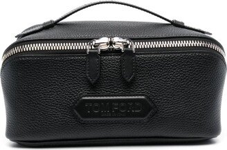 Pebble-Leather Toiletry Case