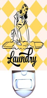 Retro Mid Century Ironing Laundry Room Night Light