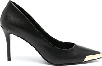 Metal-Toe 85mm Leather Pumps