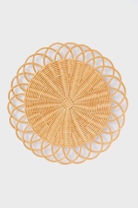 Tuckernuck Home Light Rattan Spiral Placemat (Set of 4)